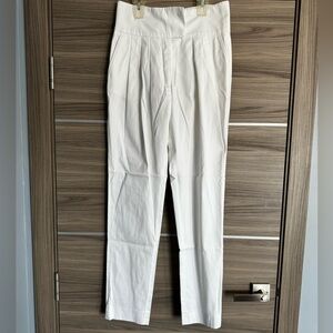 RED Valentino Bianco Ottico High waisted trousers- European 44
